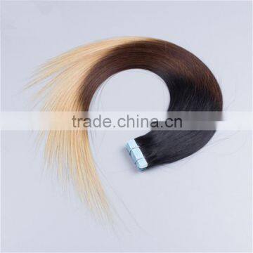 wholesale three tone tape hair extensions virgin brazilian hair unprocessed