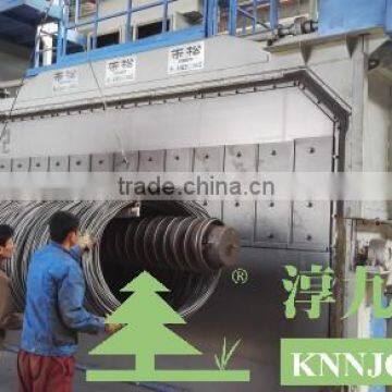 Reinforcement Wires Cleaning Equipment Wire Rod Shot Blasting Machine