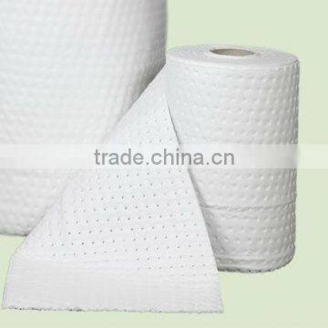 White Oil Absorbent Roll For Spill Control