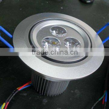 3*3W addressable DMX RGB Ceiling lamp;DC12V input;can be controlled by dmx controller directly