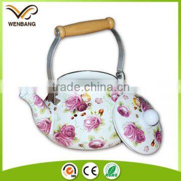 Enamel galvanizing metal kettle boiler with grill