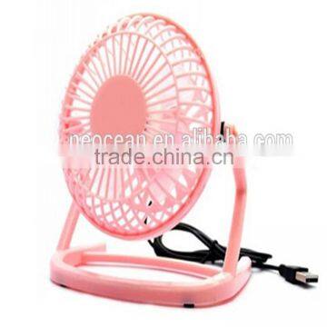 Factory Price 4inch Plastic 5v dc Usb Powered Desktop Portable Mini Fan photo-3