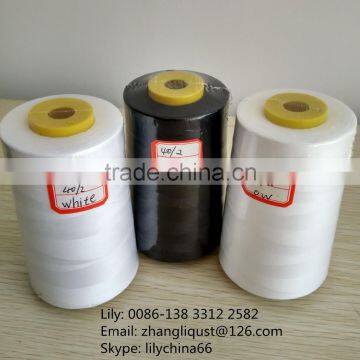 lubricant knotless 100% spun polyester sewing thread 40s/2 5000y