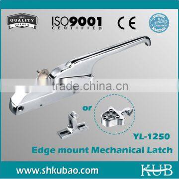 YL-1250 Edgemount Mechanical Latch (with lock)