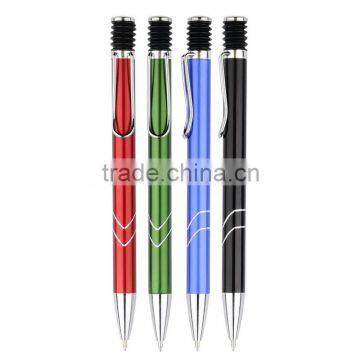 New Promotional China factory make aluminum custom slim metal pen