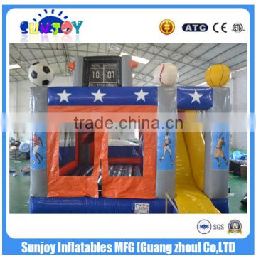 SUNJOY 2016 new designed inflatable combo, new inflable product, inflables sports for sale