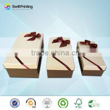 Design professional cmyk printing cardboard gift box