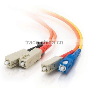 Indoor FC ST LC ST Waterproof DX MM Fiber Optic 3m Patch Cord