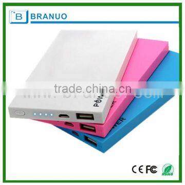 high quality ultra thin 10000 mah slim power bank