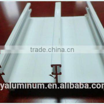 White Powder Coated Windows Aluminium Extrusion Profiles