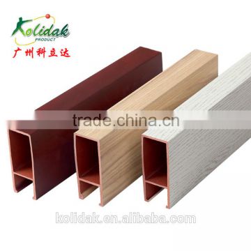 Ceiling10040 extrusion processing Interior ceiling decoration wood plastic composite profile