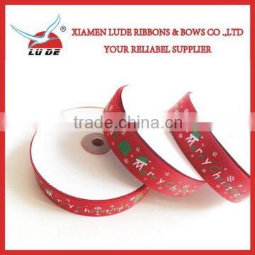 2015 New Decoration Printed Christmas Ribbon