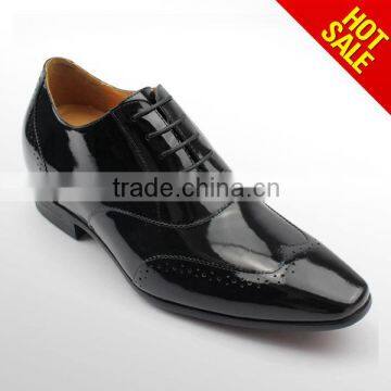 man leather groom shoe for wedding