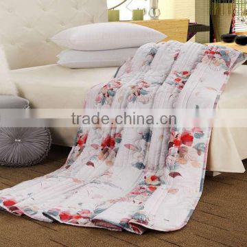 3d Luxury summer down quilt printing branded quilt cover set bedding set