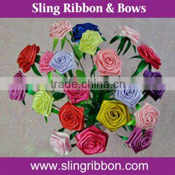 Ribbon Rose Flower