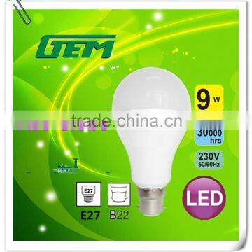 A55 E27/B22 5W/7W/9W 3000K Warm Light LED Bulb,Energy Saving LED Lighting Lamp of High Quality