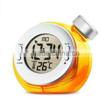 New Arrival!! Temperature Function Water Powered Thermometer Desk Clock photo-3