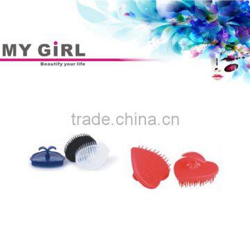 MY GIRL Popular PP Material Long Life Use easy cleaning massage hair tangle brush Customized hair washing brush