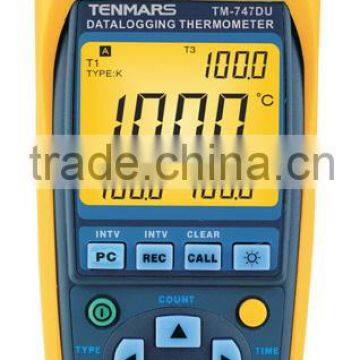 TM-747DU 4 Channel Datalogging Thermocouple Thermometer