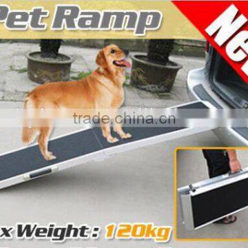 Folding Aluminum Pet Ramp, Pet Stairs/Dog Ramp/Pet Steps