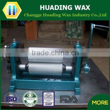 HOT MACHINE! HUADING--Manual stainless steel foundation machine for making beeswax foundation sheet