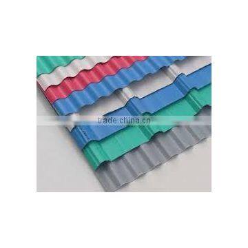 2015 new tile pvc resin roof sheet made in china