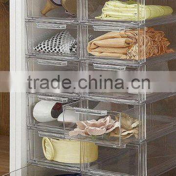 acrylic storage drawers for clothing