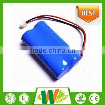 Best quality 18650 2200mAh with PCM 7.4V lithium battery