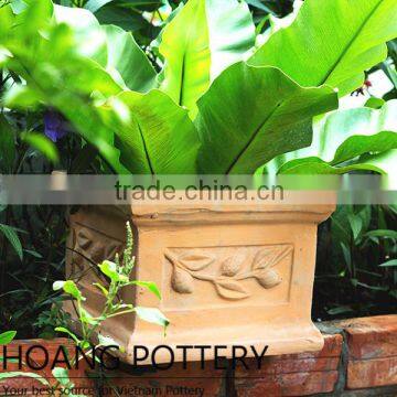 Beautiful Terracotta Flower Planter - Pattern Pots Decor