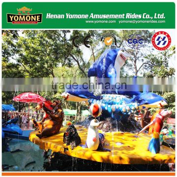 2016 Kid outdoor water fighting game amusement rides Fight Shark Island for sale