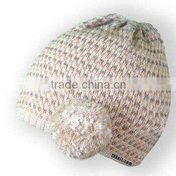 AZO Free knit beanie with ball