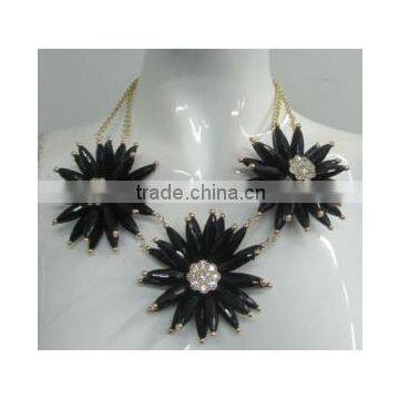 Pretty steps 2015 high fashion wardrobe accessories black make big costume jewelry necklace