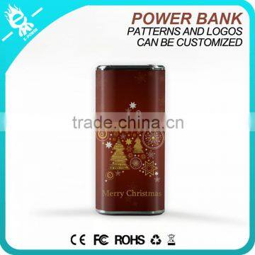 2015 new invention CE&FCC&ROHS&MSDS bright torch light power bank 5200 for businessman