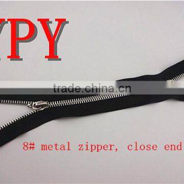Close End Metal Zipper For Garments with Factory Price