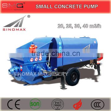 HOT Sale! 25m3/h Electric Motor Small Concrete Pump for sale in China with Top Quality