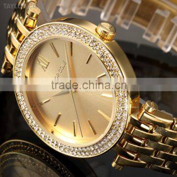Women Japan Quartz Movement Ladies Fancy Crystal Watches photo-5