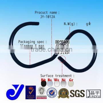 JY-1012A|Metal S shape accessories hooks|S type pipe hook|Anti-rust metal hook