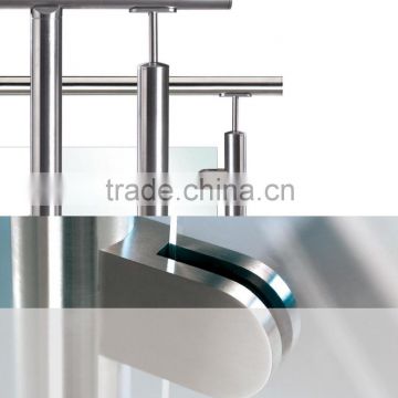 Stainless steel glass balustrade clamp