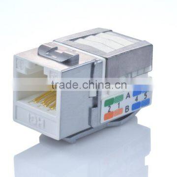 Network Solution Coated Cat 6A RJ45 UTP Keystone Jack photo-3