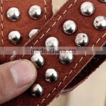 Western Pet Cat Puppy Bling Steel Dog Collars Factory Large Size photo-5