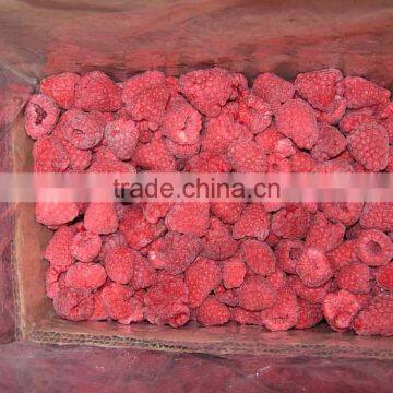 IQF Frozen raspberry whole with