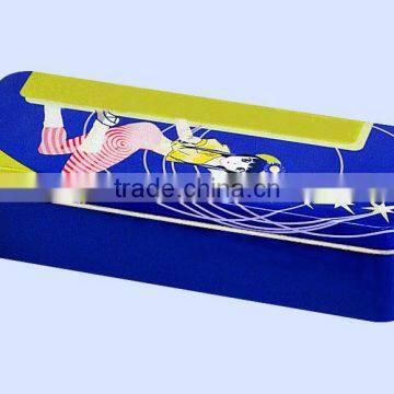 Lovely design with high quality, grade A materil, rectangular shape,pencil tin box