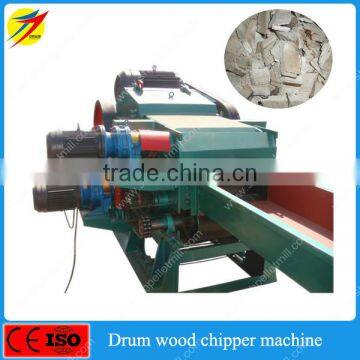 Drum type machine to make wood chips