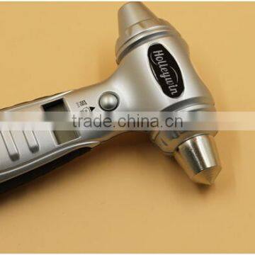 DIG01029 Multifunctional Digital Pressure Tire Gauge With LED Light Safety Hammer