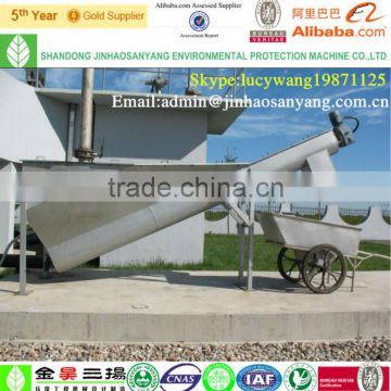 Waste water treatment spiral sand water separator