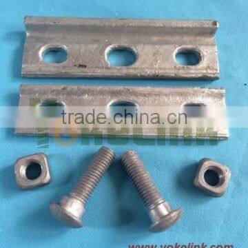 Hot Sale Hot Rolled Steel Straight and Angle Galvanized 3 Holes Suspension Clamp photo-3
