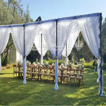 Portable Pipe and Drape Kit for Wedding Backdrop