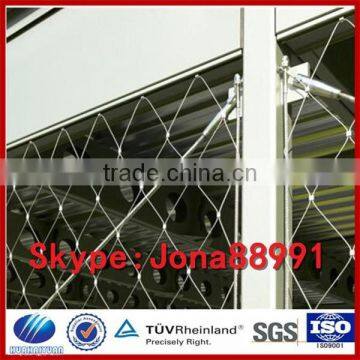 Zoo mesh, Stainless steel zoo rope mesh fence (factory)