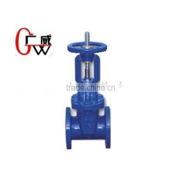 Resilient seated gate valve