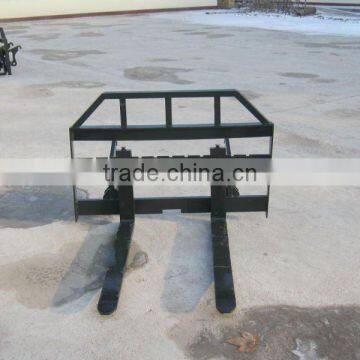 Pallet fork for wheel loader